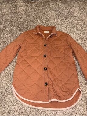 Z Supply Quilted Button-Up Shacket